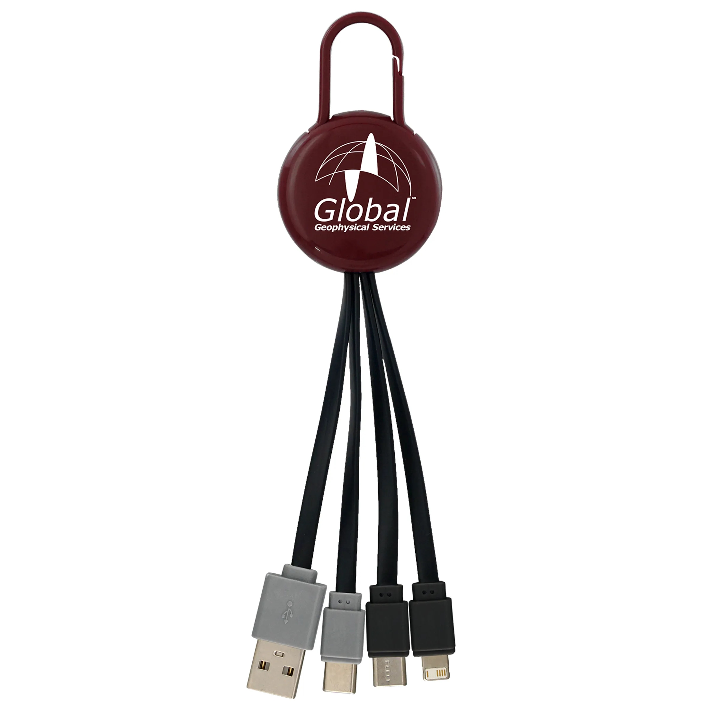 COLORFUL CLIP DUAL INPUT 3 IN 1 CHARGING CABLE 24