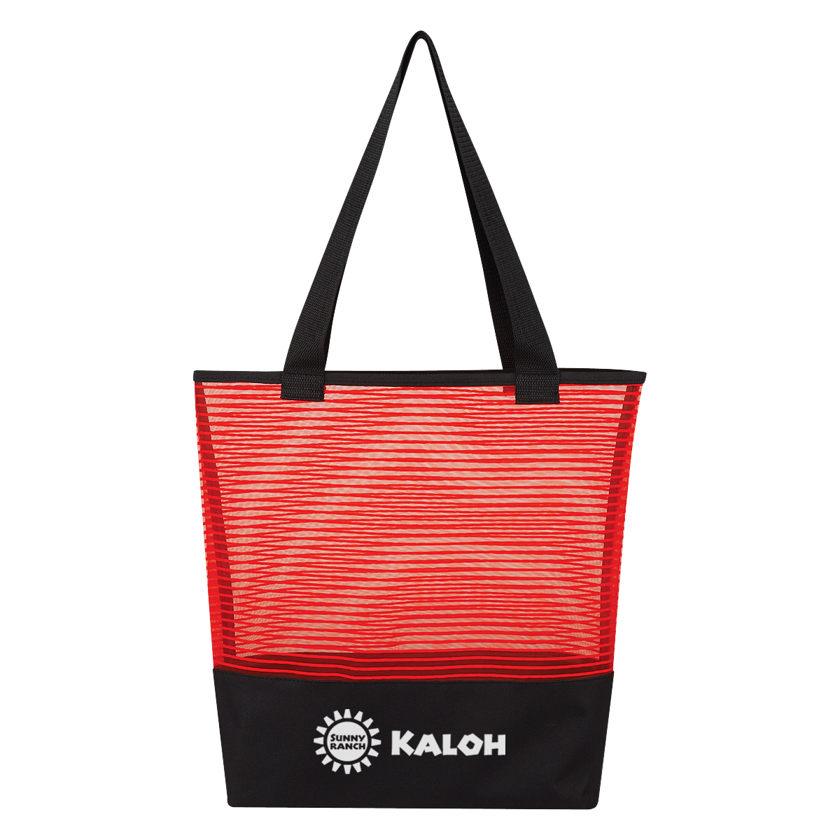 Sheer Mesh Pinstripe Tote Bag 2