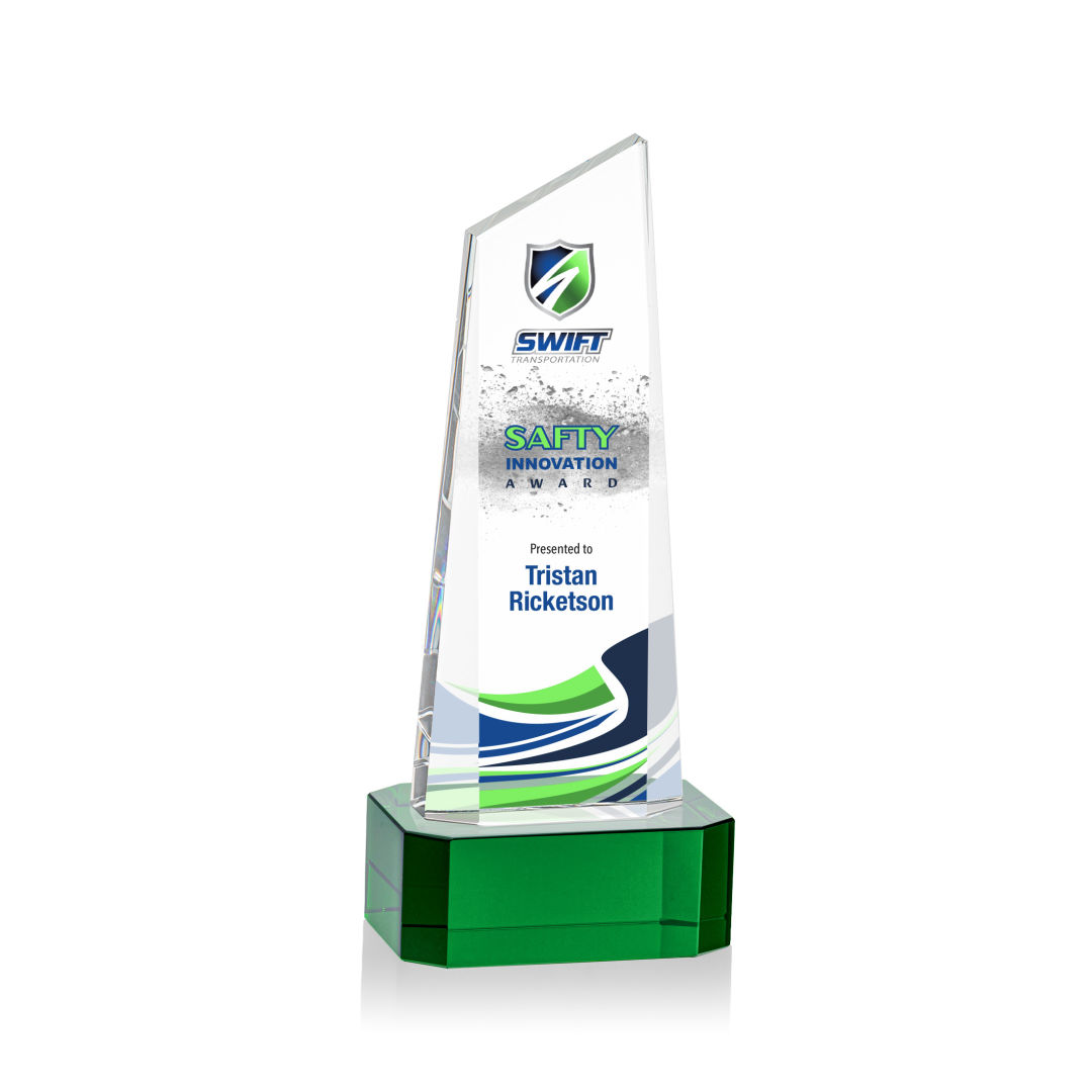 Belmont Tower VividPrint™ Award on Padova - Green 4
