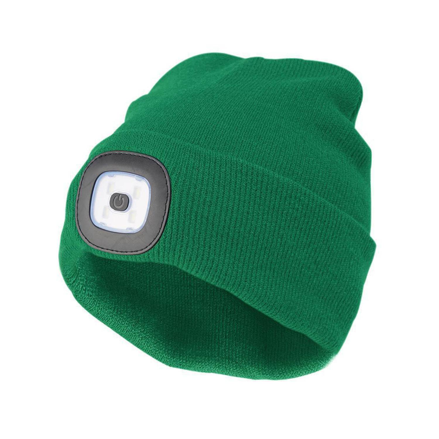 USB Rechargeable LED Acrylic Beanie Hat 2