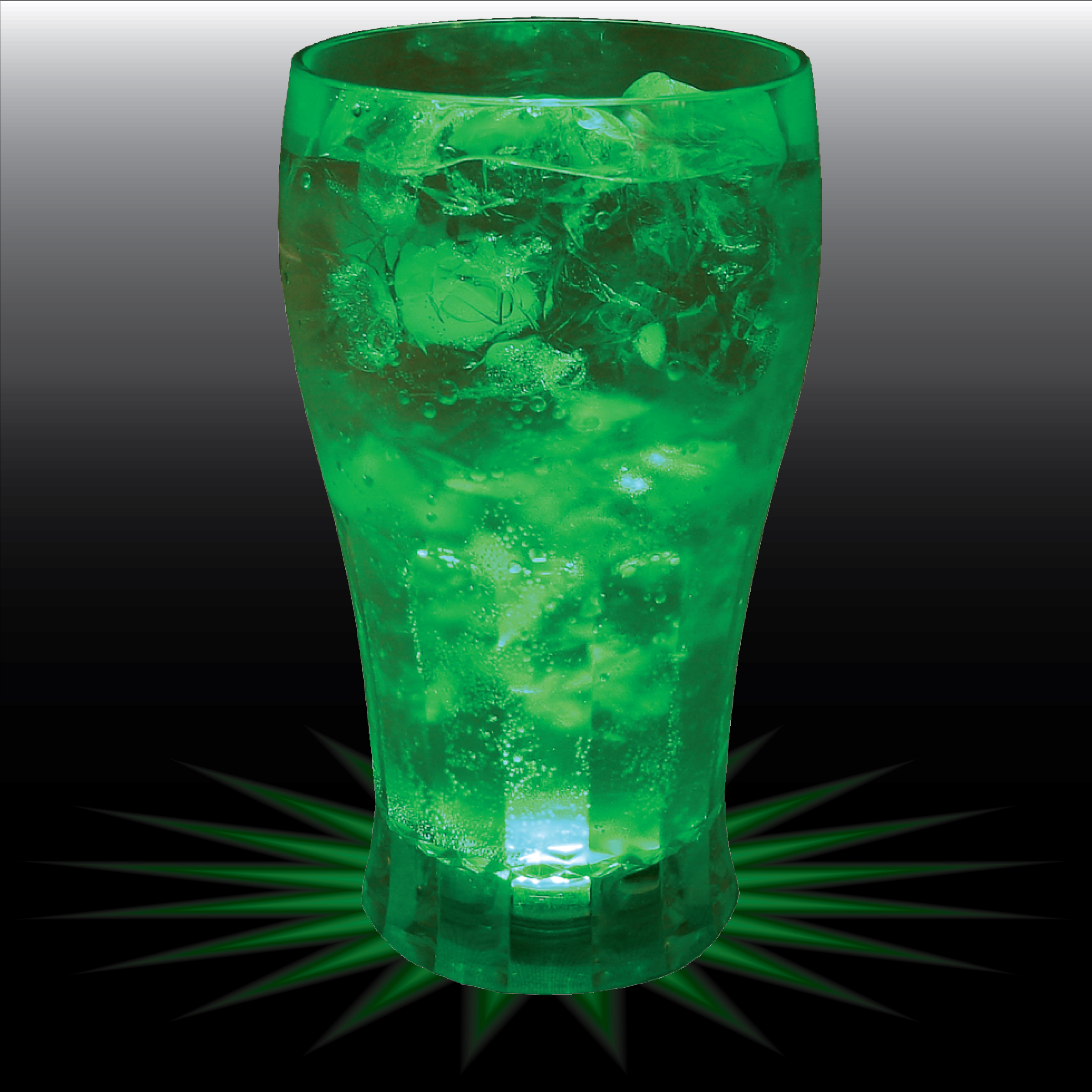 12oz Single Light Plastic Fluted Bell Soda Cup 14