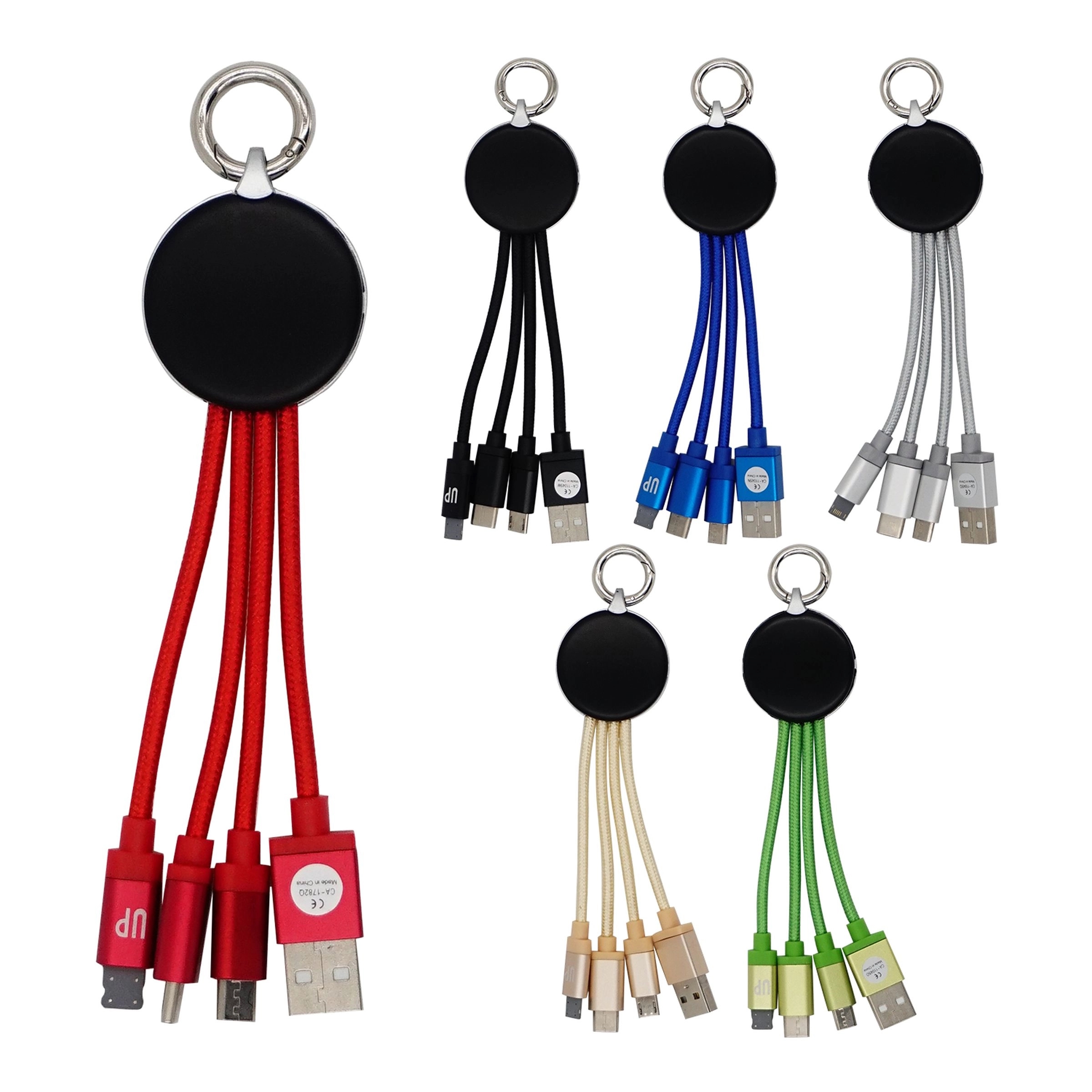Metallic Logo Light Up Cable with Type C USB 11