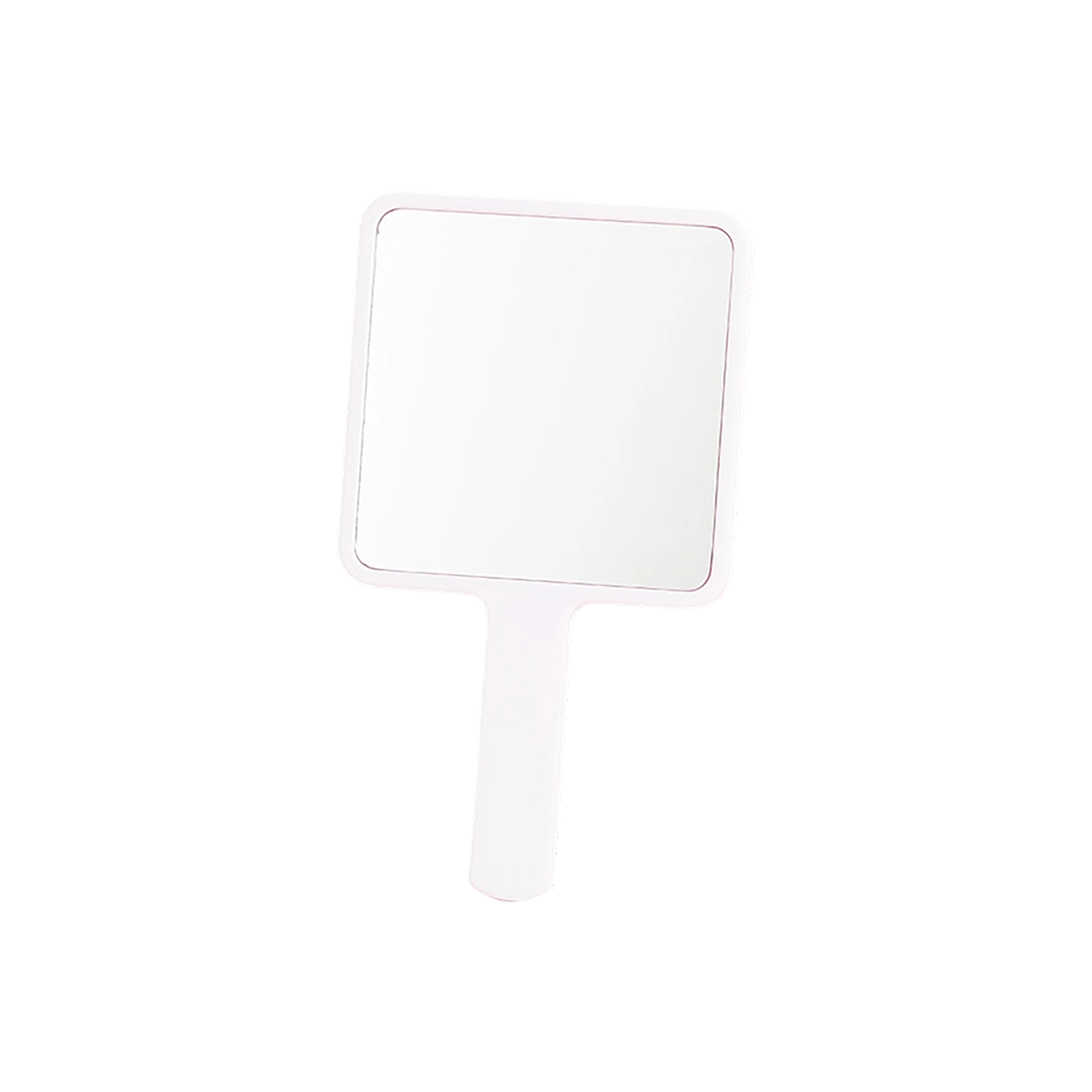 ABS Handheld Cosmetic Mirror 6.3" By 3.6" 3