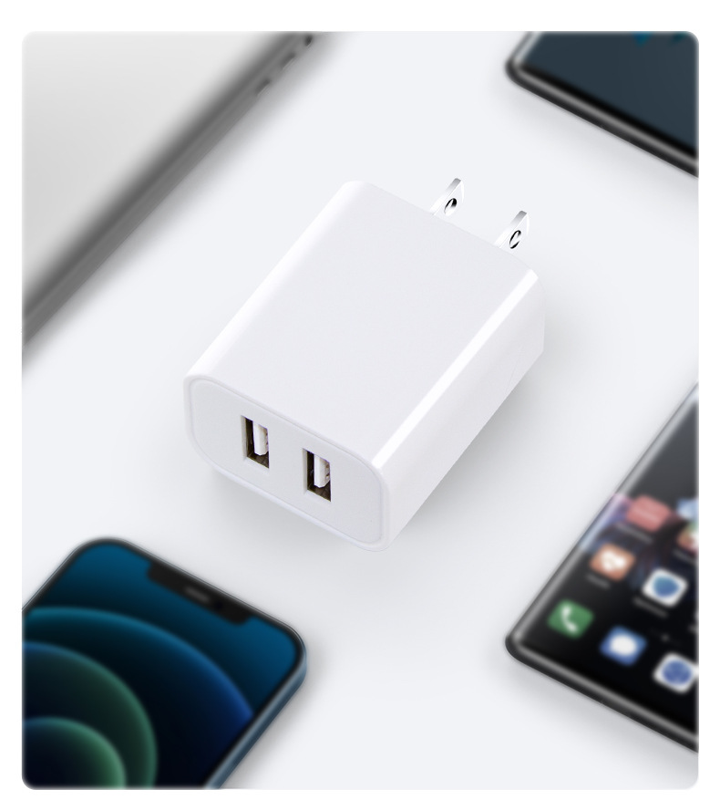 Dual Port Cube Power Adapter Plug Block Charging Box Brick 5