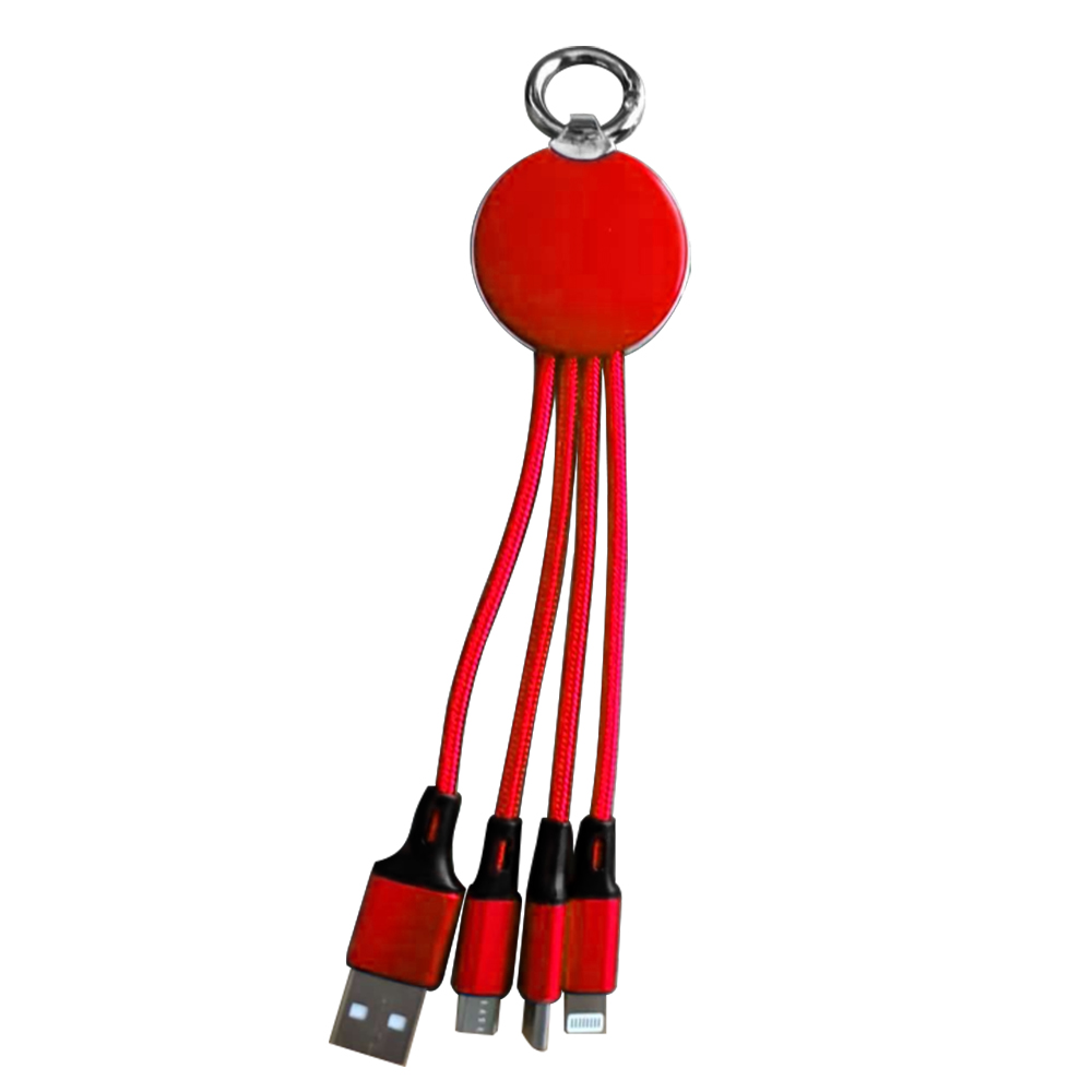 USB LED Light Logo 3-In-1 Charging Cables 5