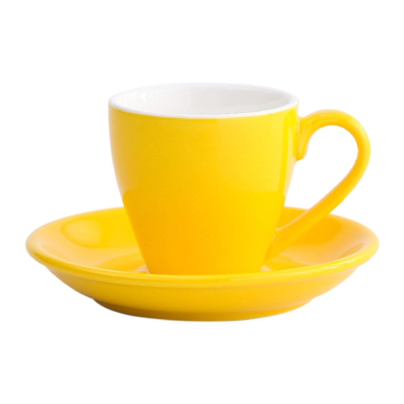 2.7 Oz Ceramic Espresso Cups and Saucer 3