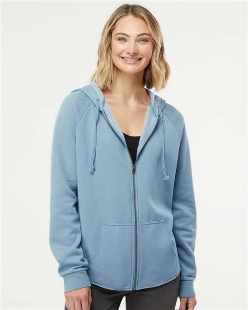 Women's California Wave Wash Full-Zip Hooded Sweatshirt - PRM2500Z 19