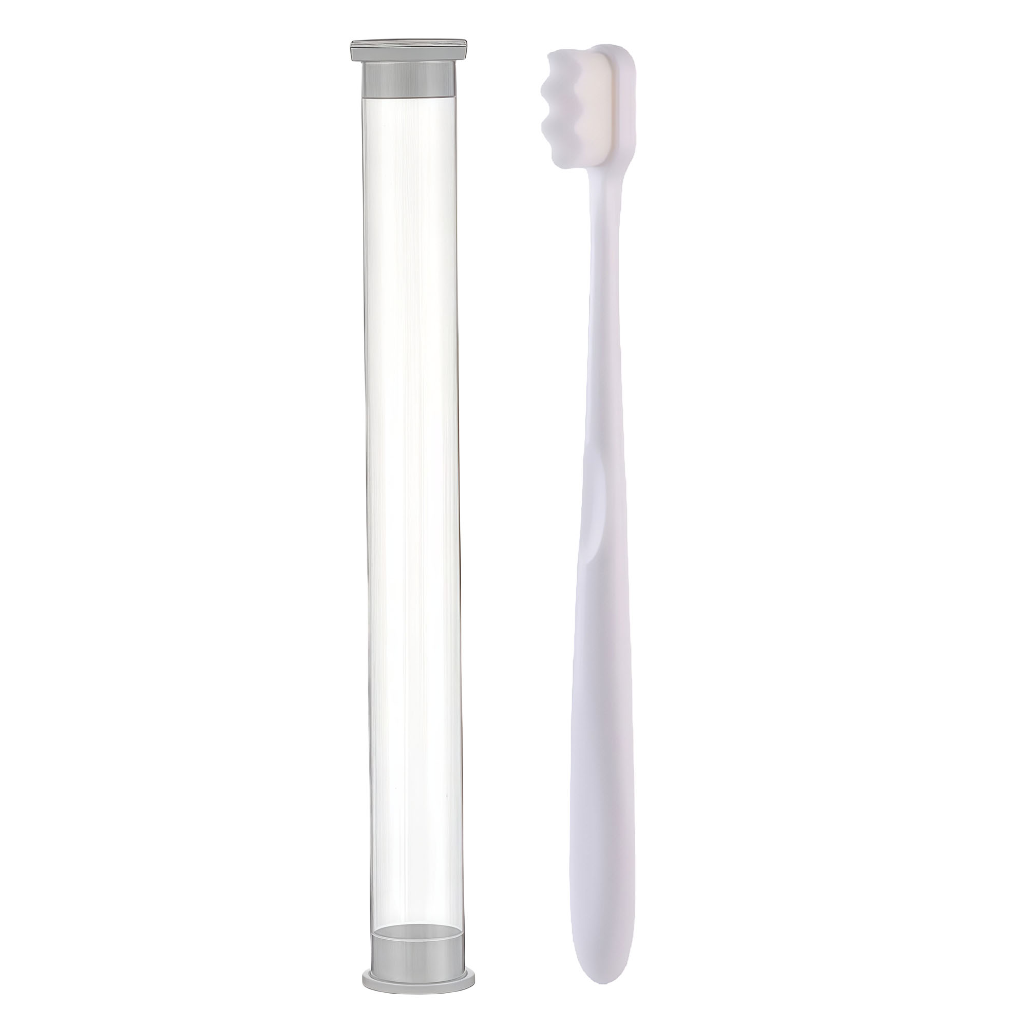 Wave Soft Bristle Toothbrush for Men Women Couples Family Ultra Fine Gentle 10K+ Nylon Filaments 2