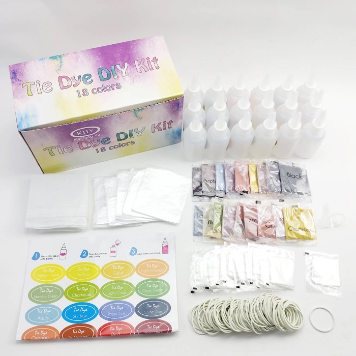 Tie Dye Party Kit For Kids 18 colors Set 3