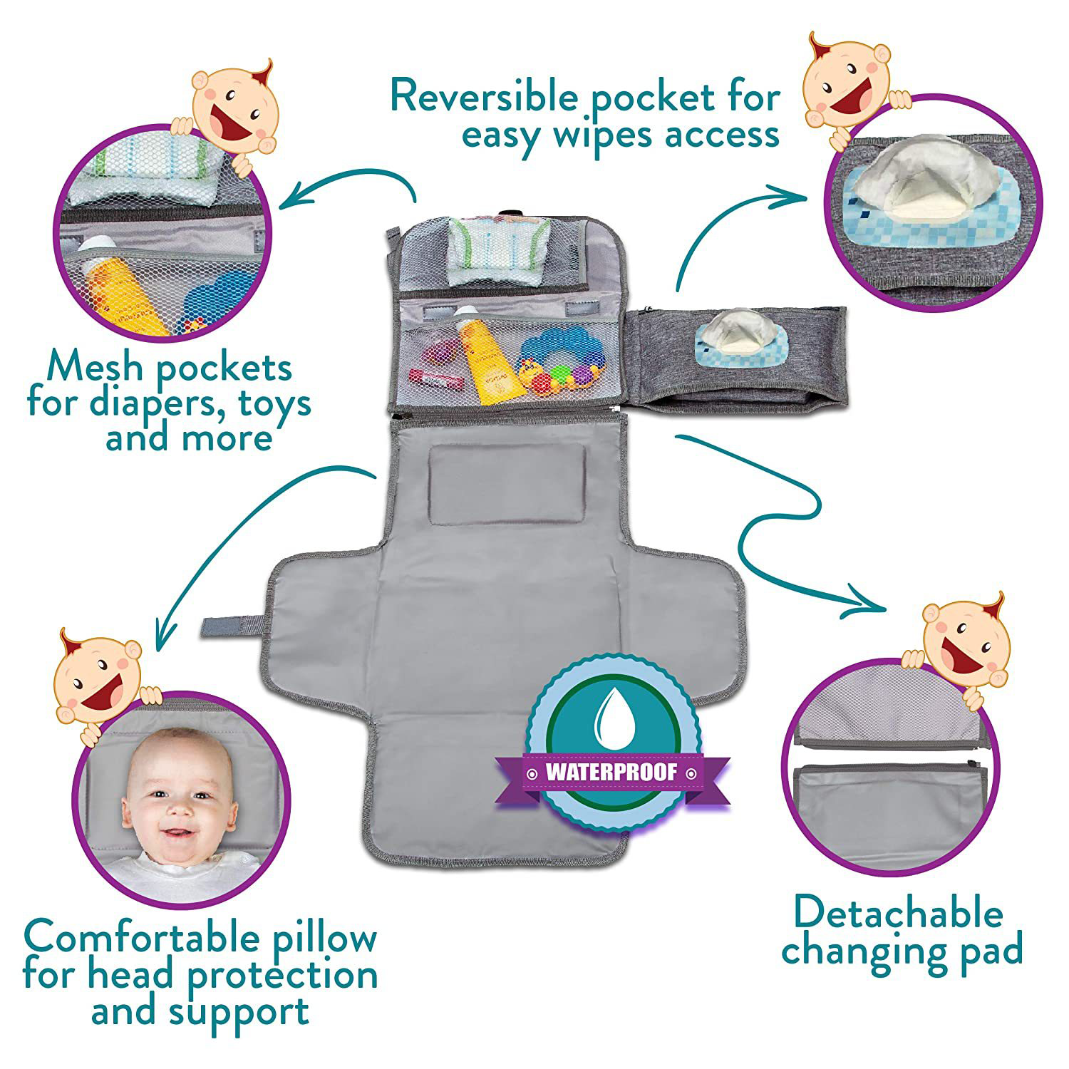 Multifunction Storage Bag For Baby 5