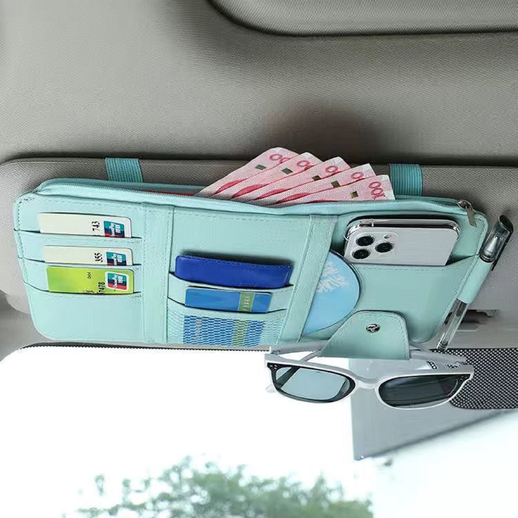 Accessories Car Truck Visor Storage Pouch Holder 5