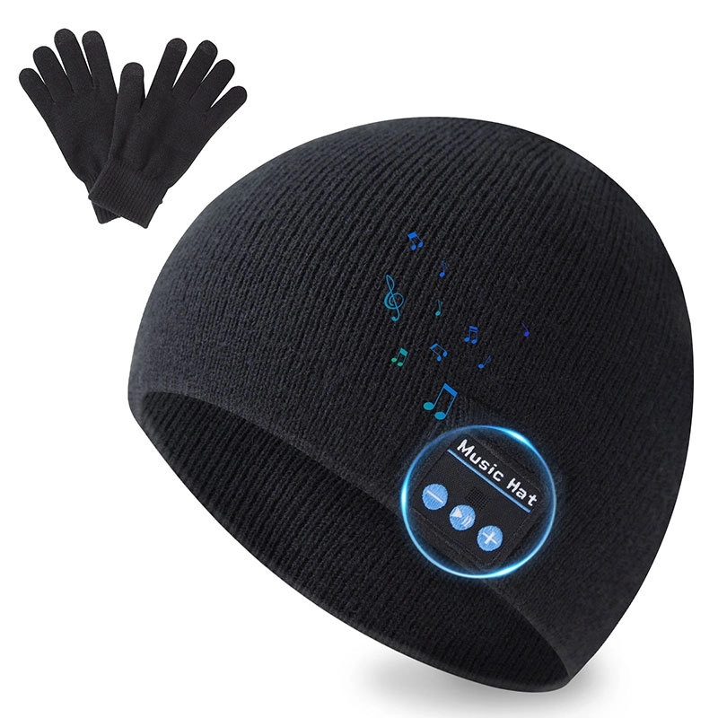 Bluetooth Beanie Hat and Gloves Set 8