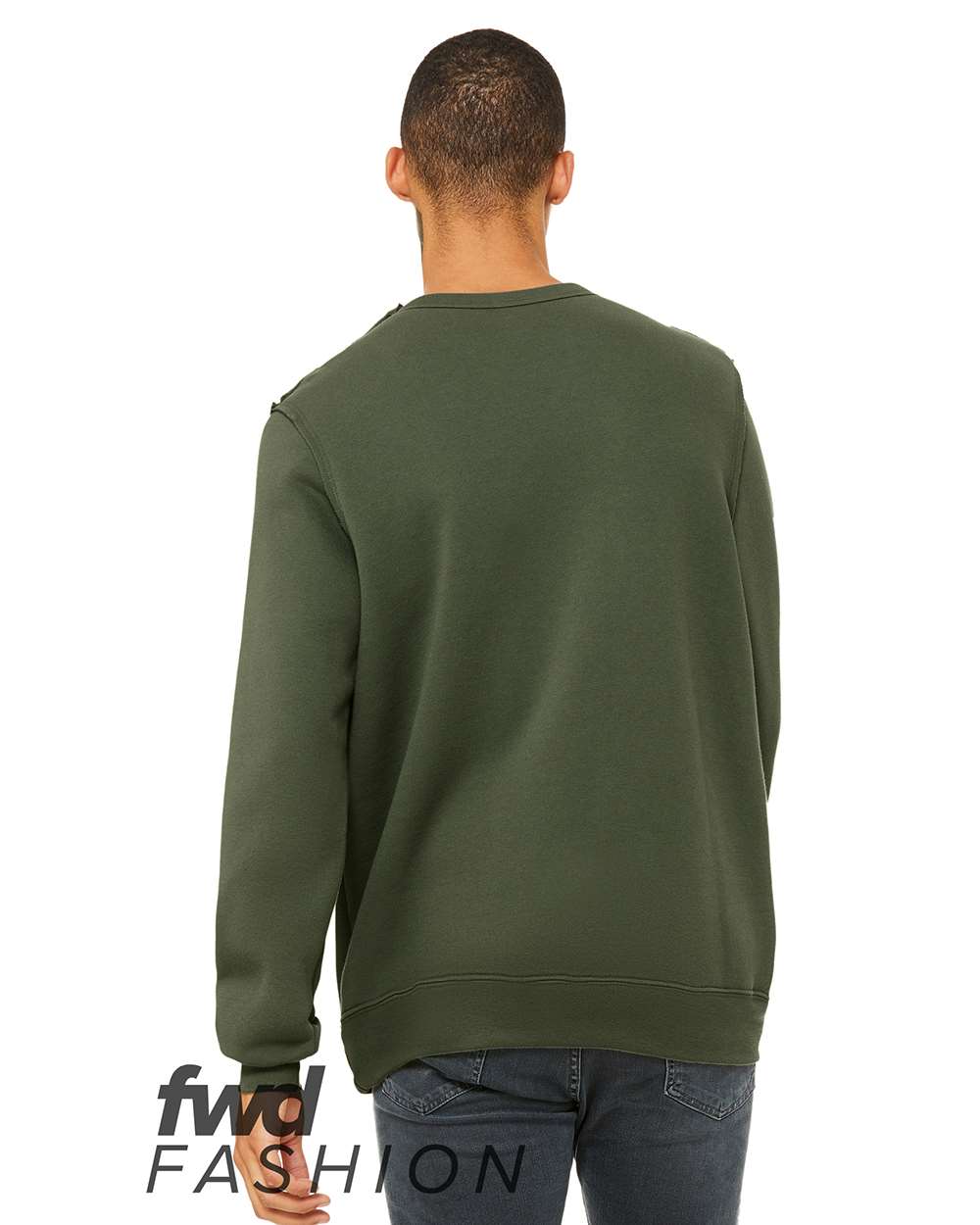 FWD Fashion Raw Seam Crewneck Sweatshirt - 3743 13