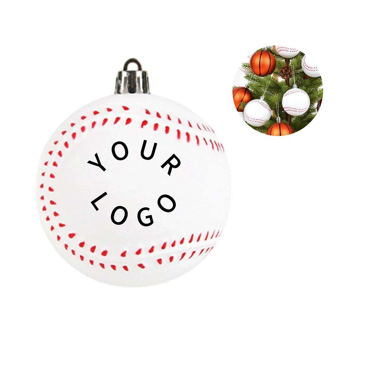 Durable PVC Baseball Tree Decor 2