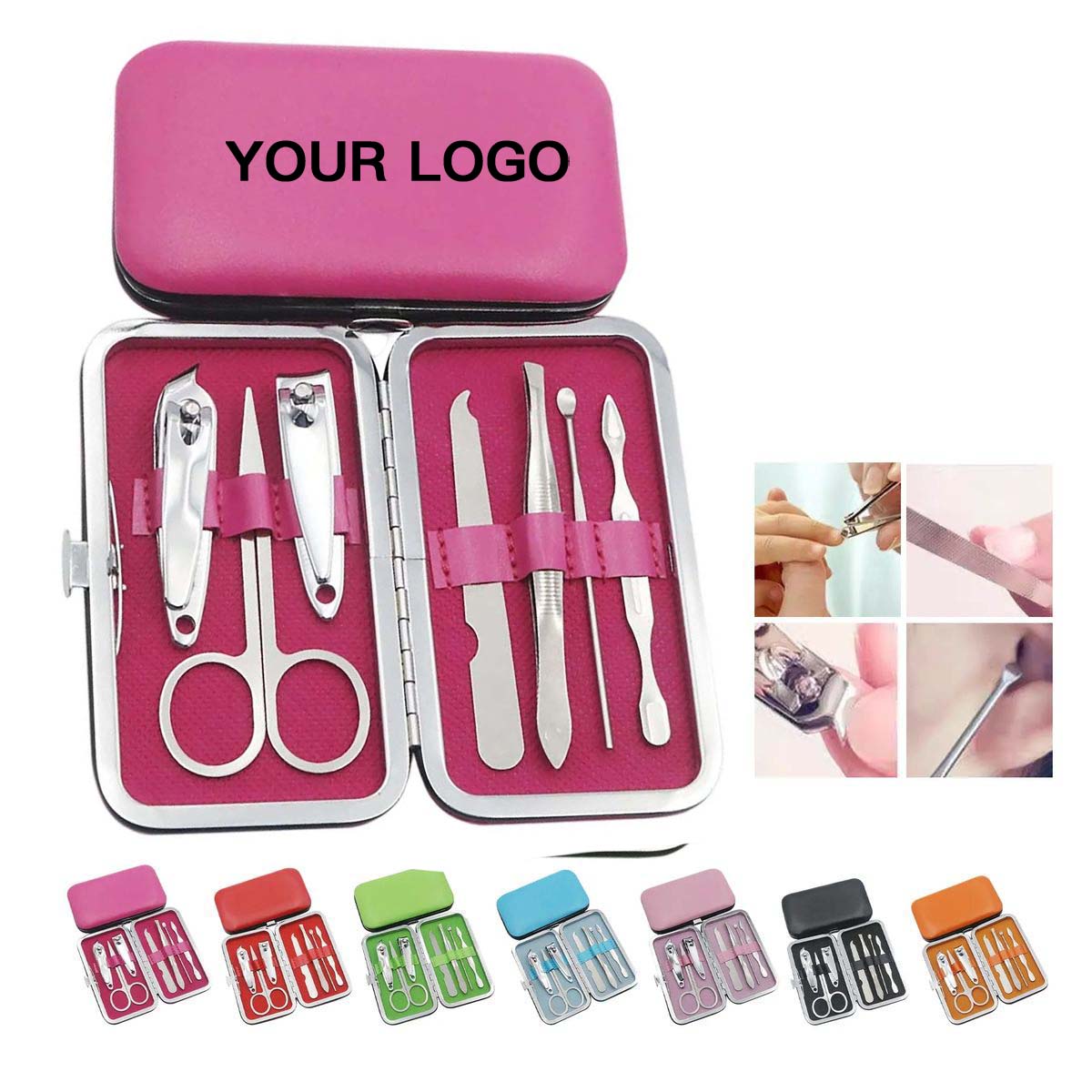 Stainless Steel Nail Clipper Kit with Travel Case 2