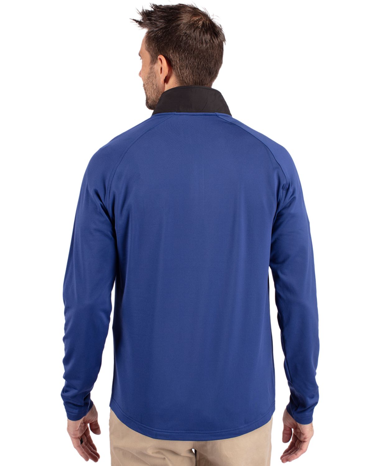 Cutter & Buck Adapt Eco Knit Hybrid Recycled Mens Quarter Zip 17