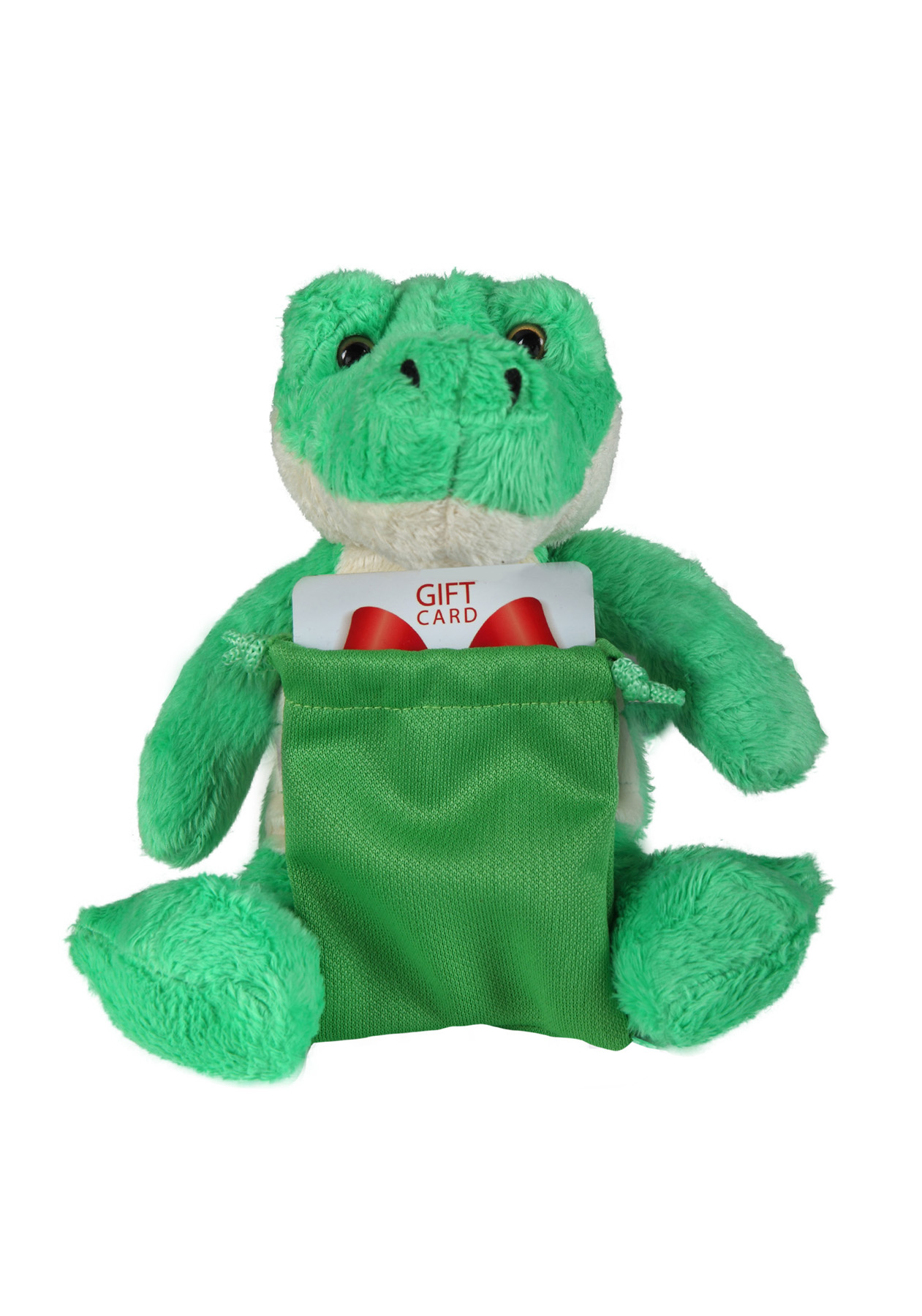 soft plush Alligator with gift card sack 6
