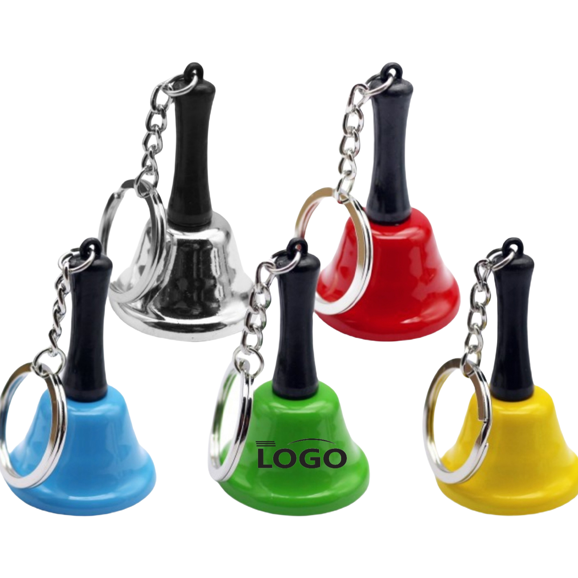 ABS Mini Metal Dinner Bell Keychain MOQ20 2