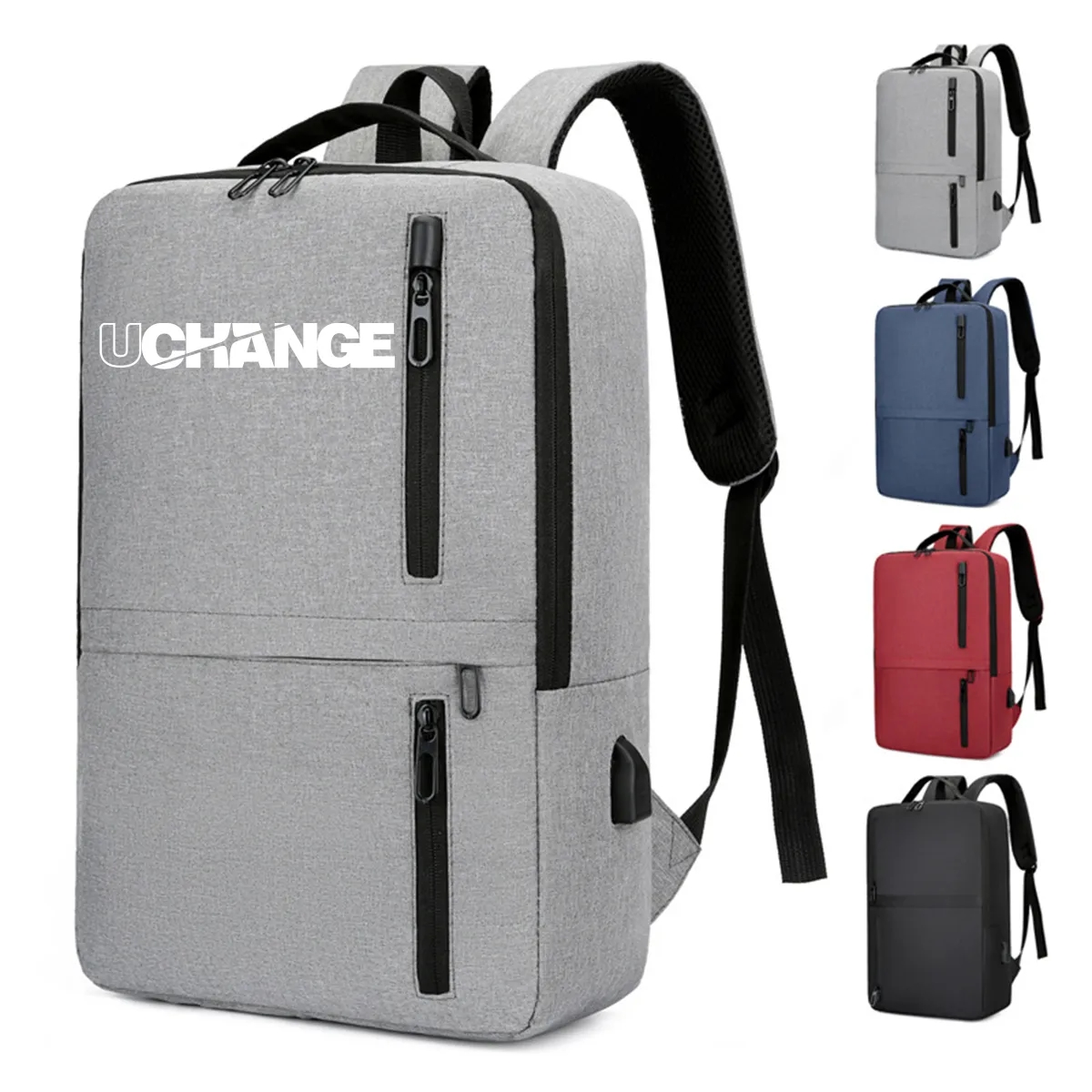 Backpack Waterproof Backpack with USB Port Lightweight Laptop Bag Backpack 3