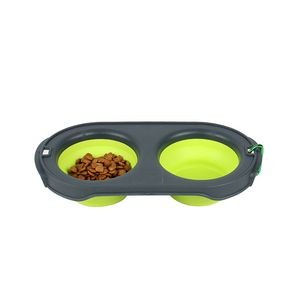 18cm Slow Eating Plastic Pet Bowl Food Tray 20