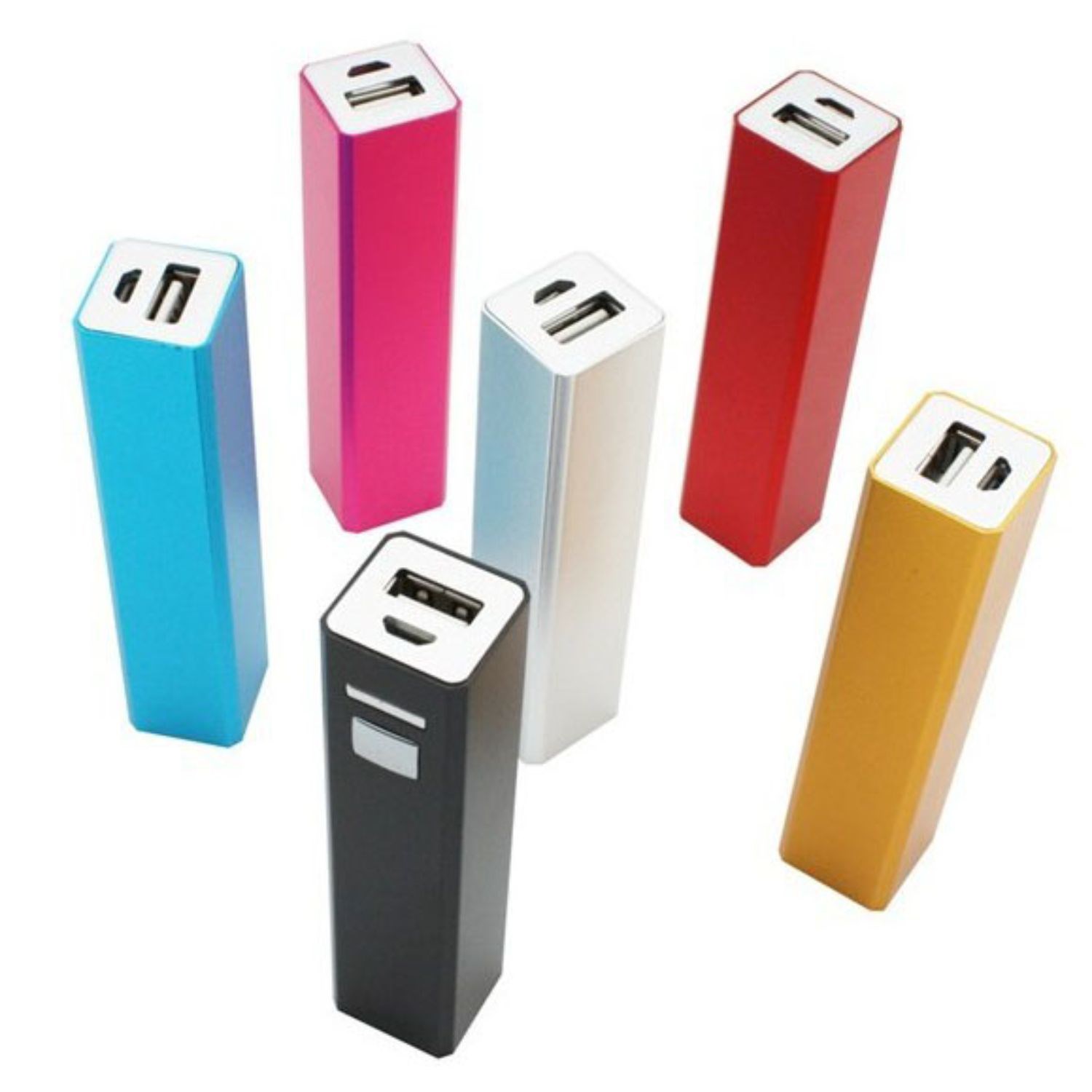 Aluminium Portable Power Banks 2600mAh 1