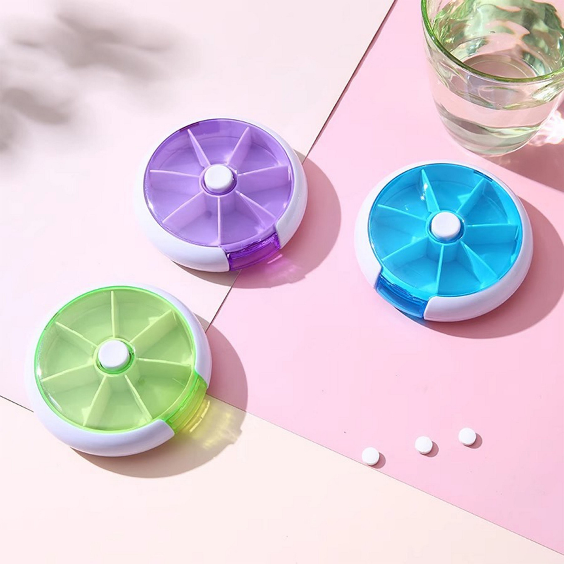 Mini 7-Day Weekly Pill Storage Case Box 4