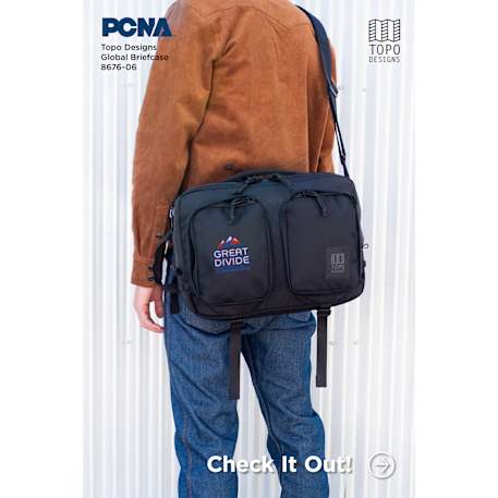 Topo Recycled Global Briefcase 74