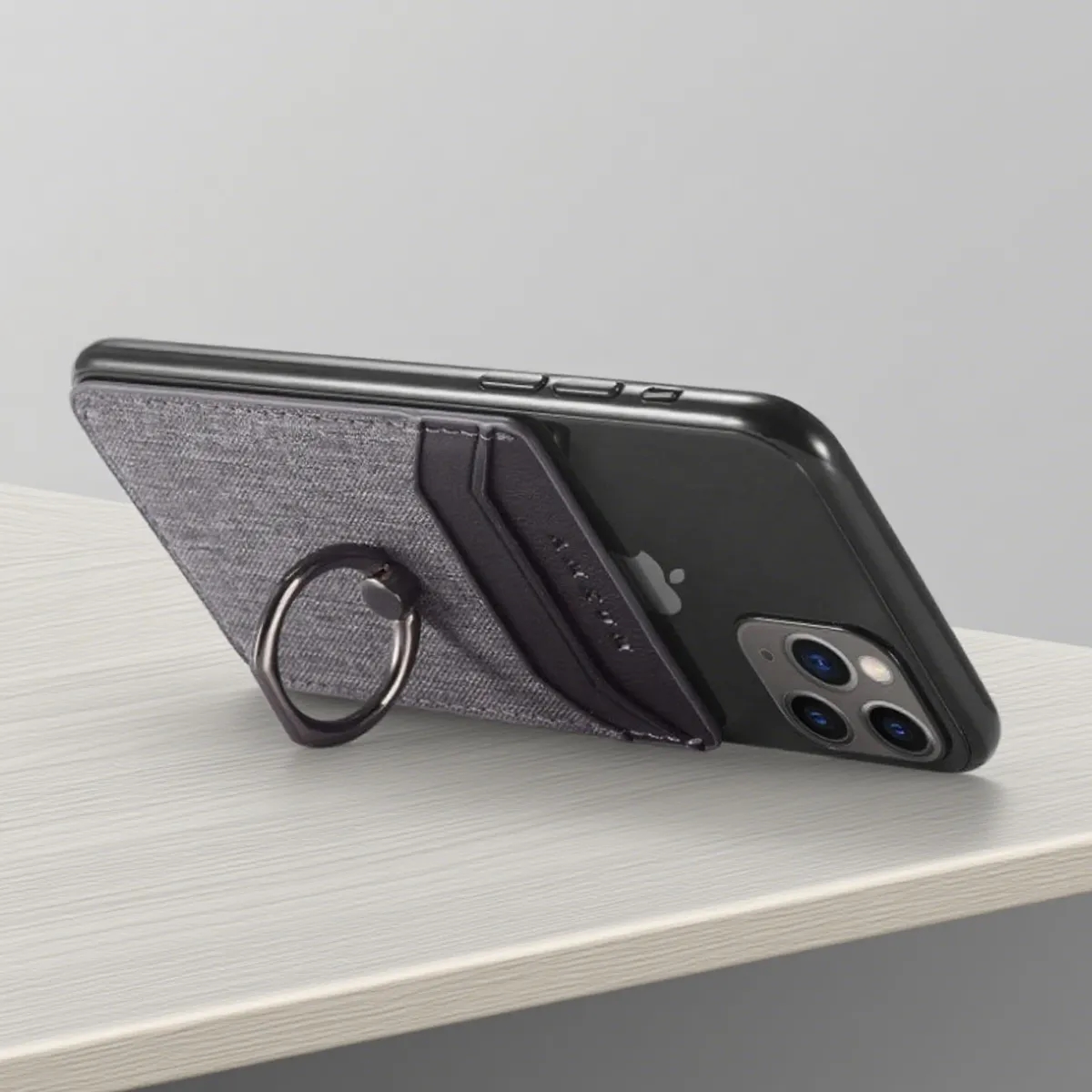 Adhesive Phone Wallet Kickstand Card Holder 3