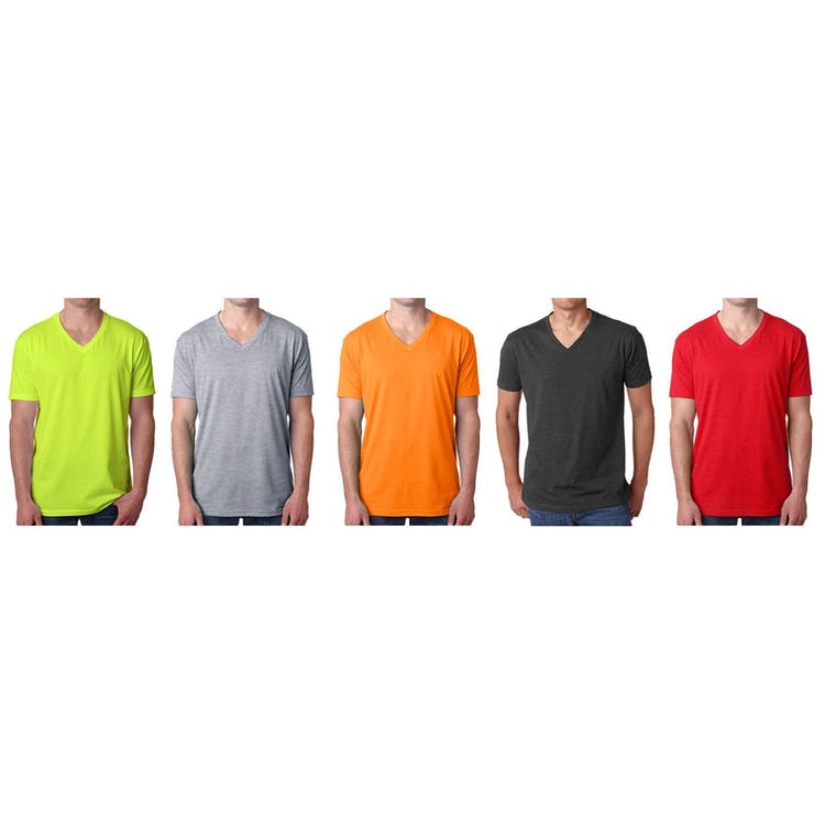 Men's V-Neck T-Shirt - Assorted S-4XL 2