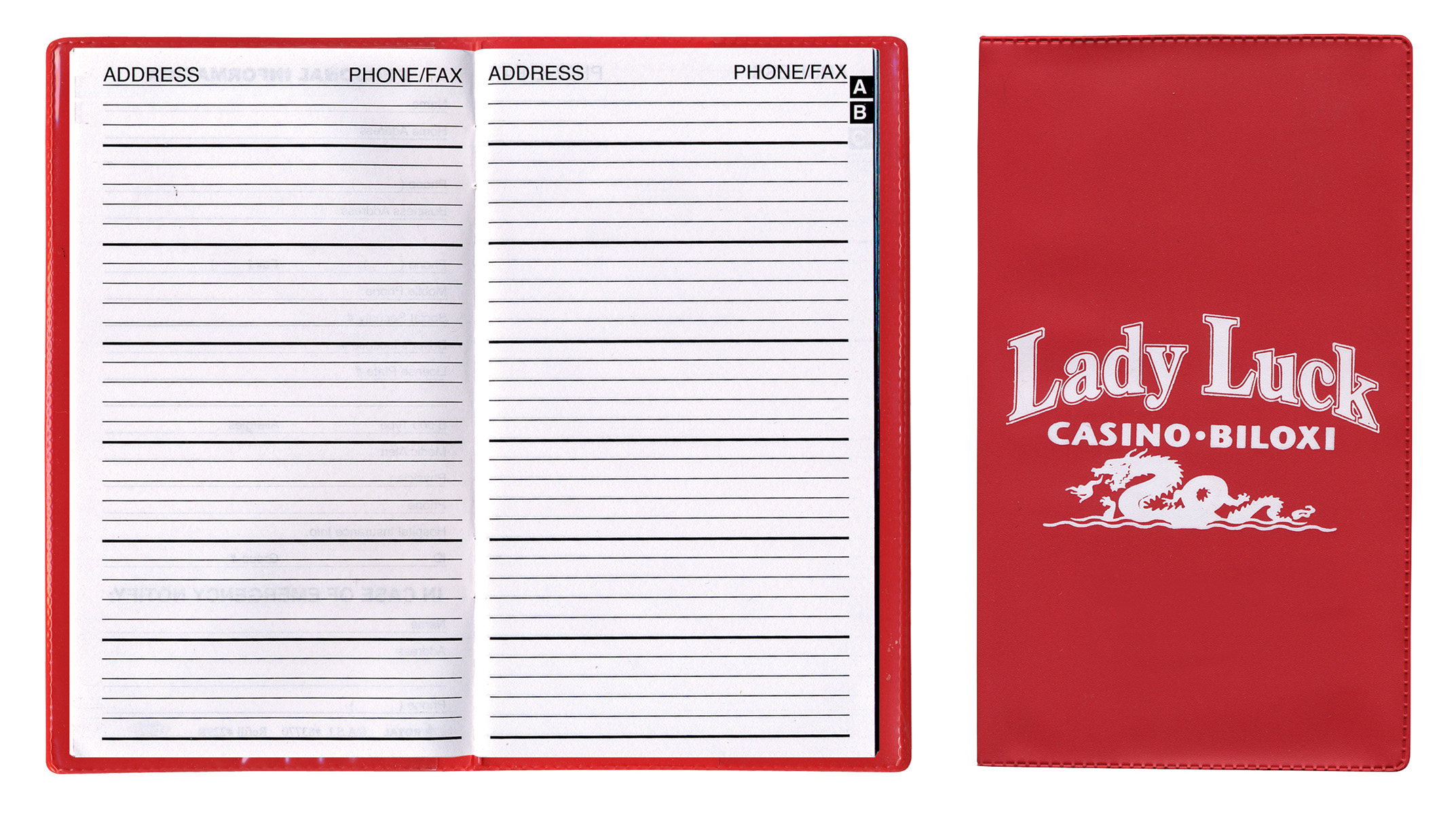 Standard Vinyl Address Book 1