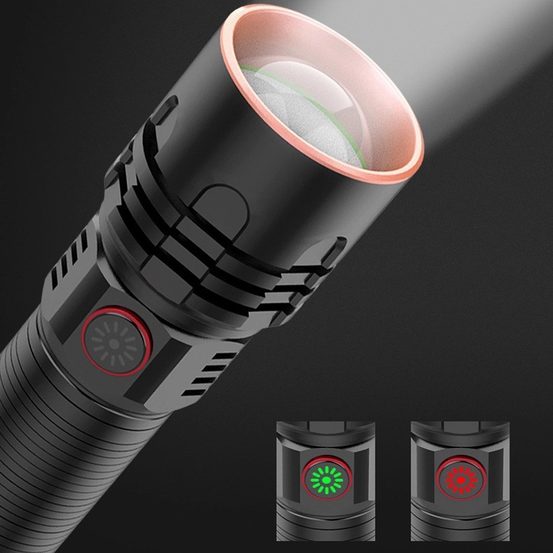 Custom Rechargeable Zoomable Flashlights 2