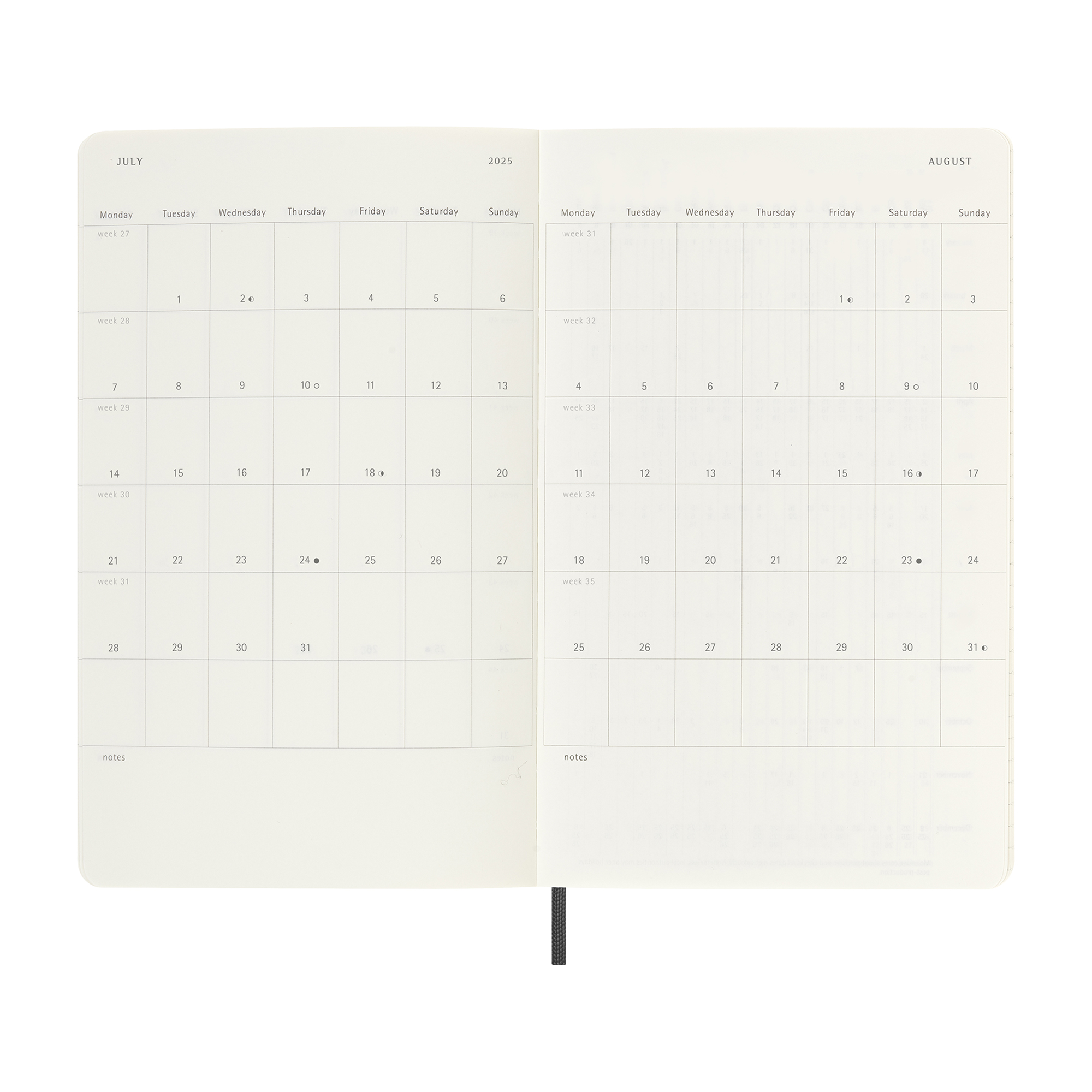 Soft Cover Large 18 Month Weekly 2024-2025 Planner