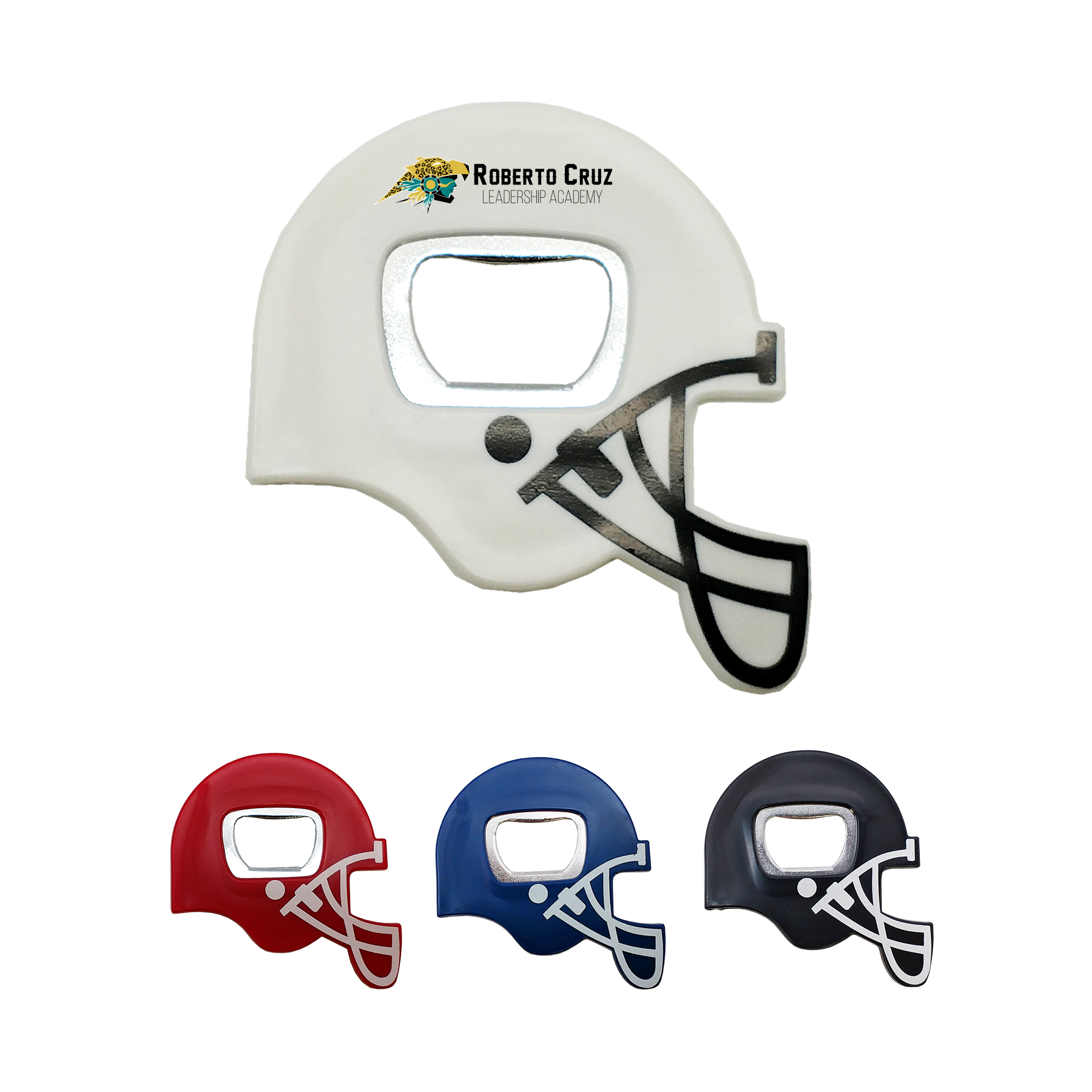 Full Color Wrap Football Helmet Bottle Opener 8