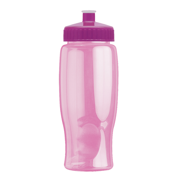 Rotation 27oz Transparent Contour Bottle w/Push-Pull Lid 21