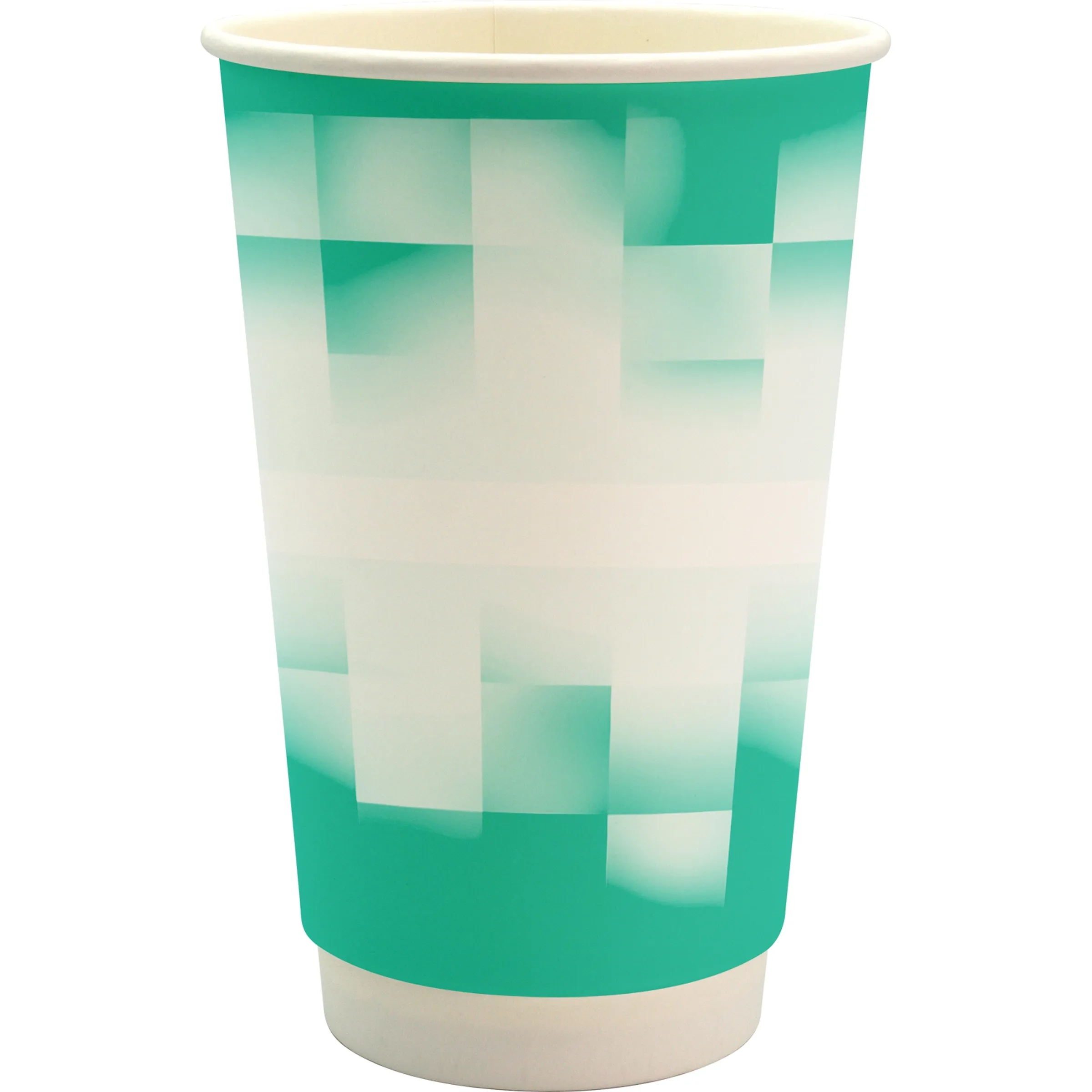 16 oz. Full Color Shaded Checkers Paper Cup 7