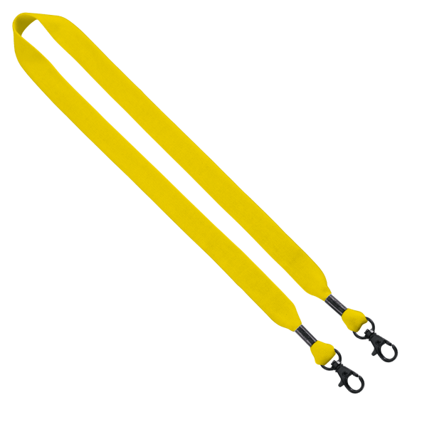 3/4" Cotton Double Lobster Clip Lanyard 37