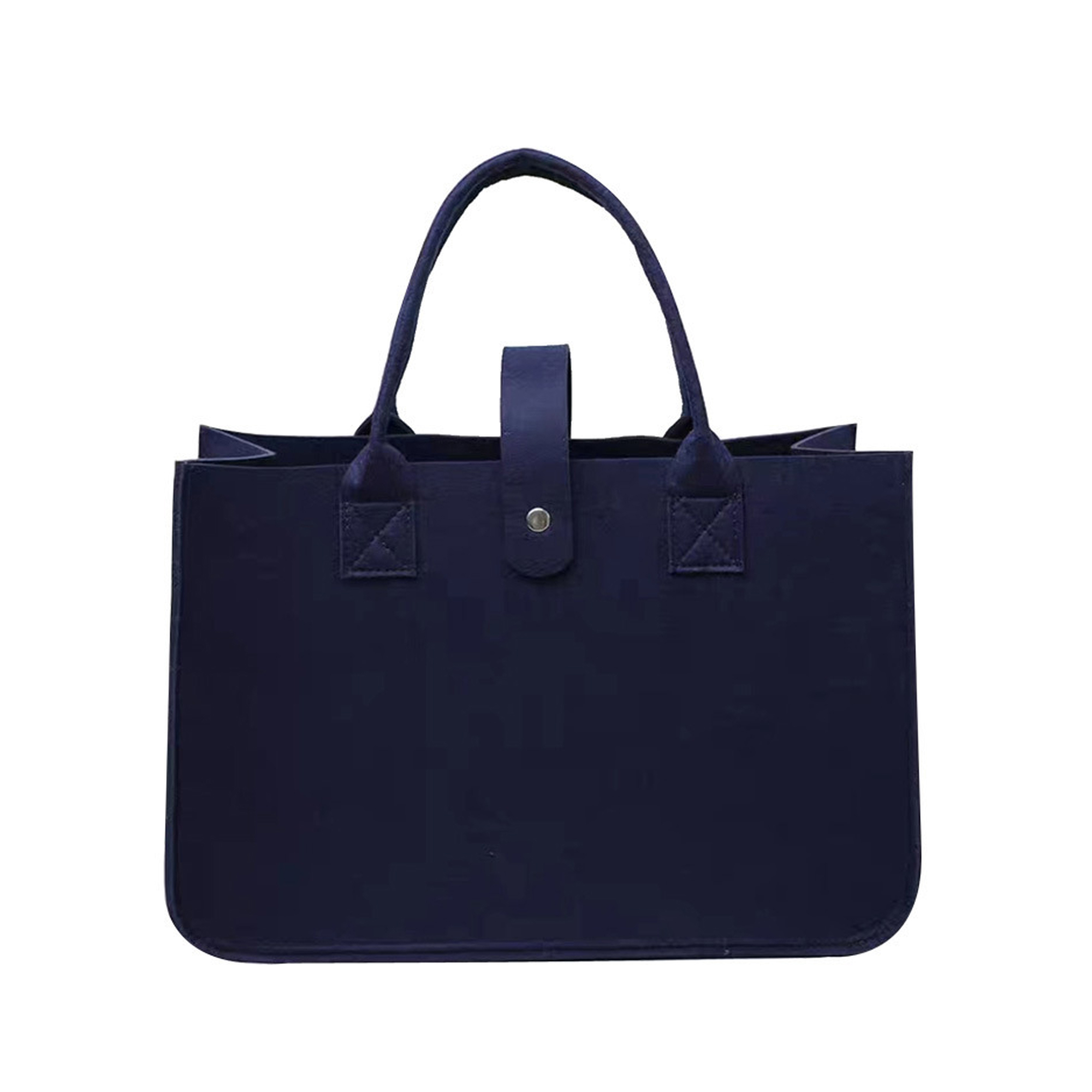 Custom Reusable Durable Large Felt Tote Shopping Bag 2