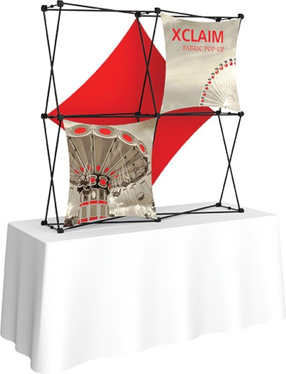 Xclaim 5ft Tabletop Fabric Popup Display Kit 03