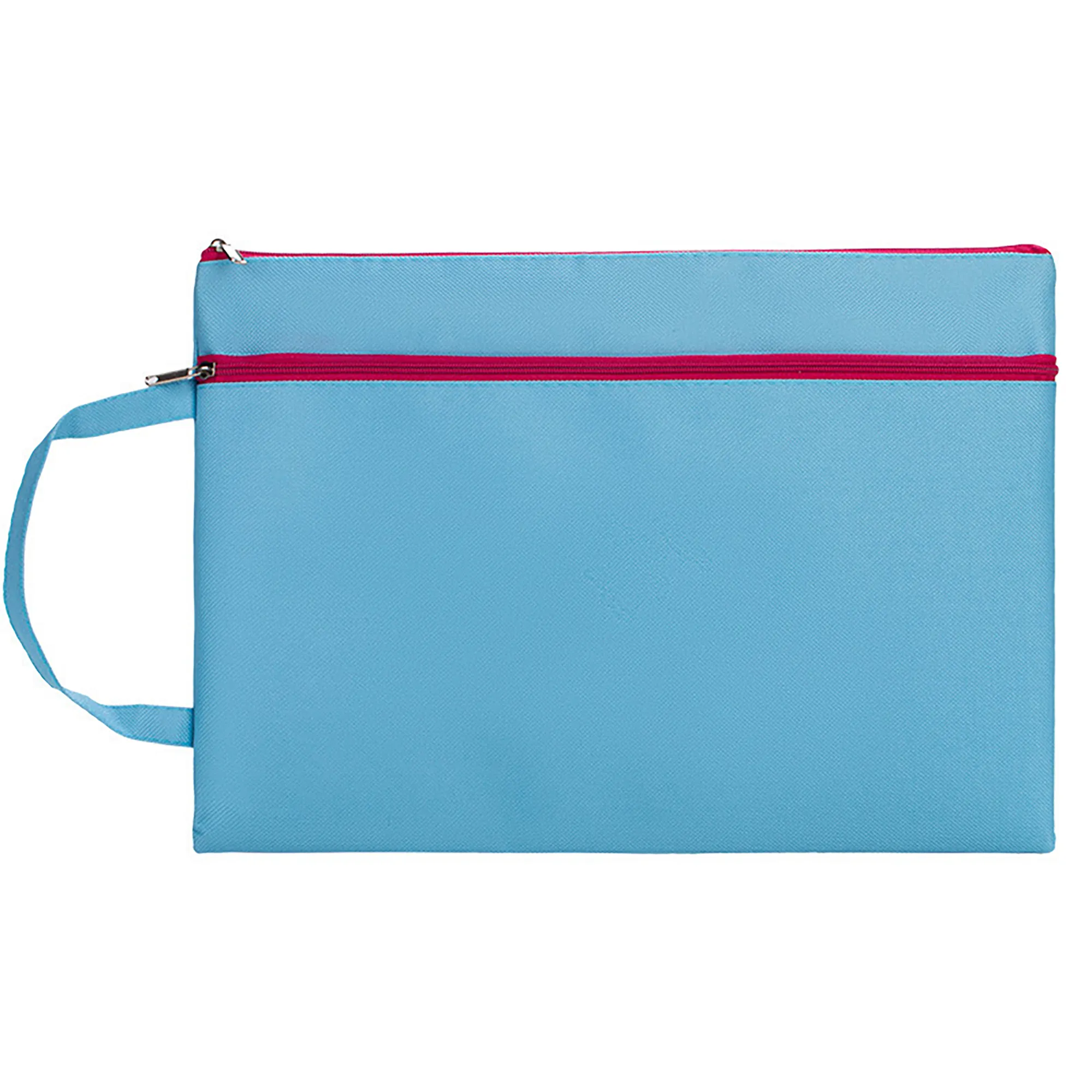 Full Color Waterproof Double Layer Zipper Document Pouch 2