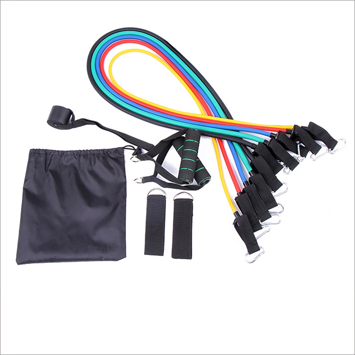 Resistance Bands Set (11pcs) Handles-Stackable Up to 150 lbs 3