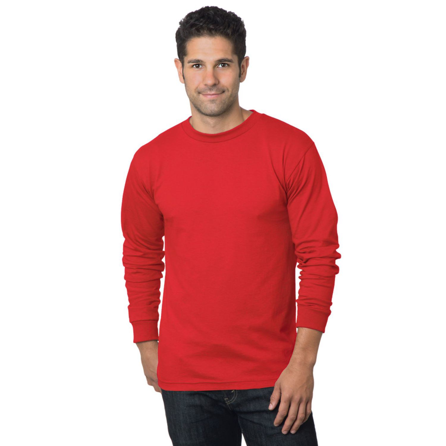 USA-Made Heavyweight Unisex Long Sleeve Crew Tee 1