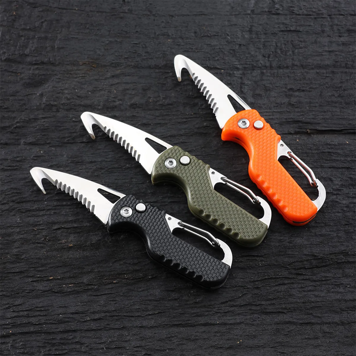 Safety And Useful Compact Mini Folding Keychain Knife 8
