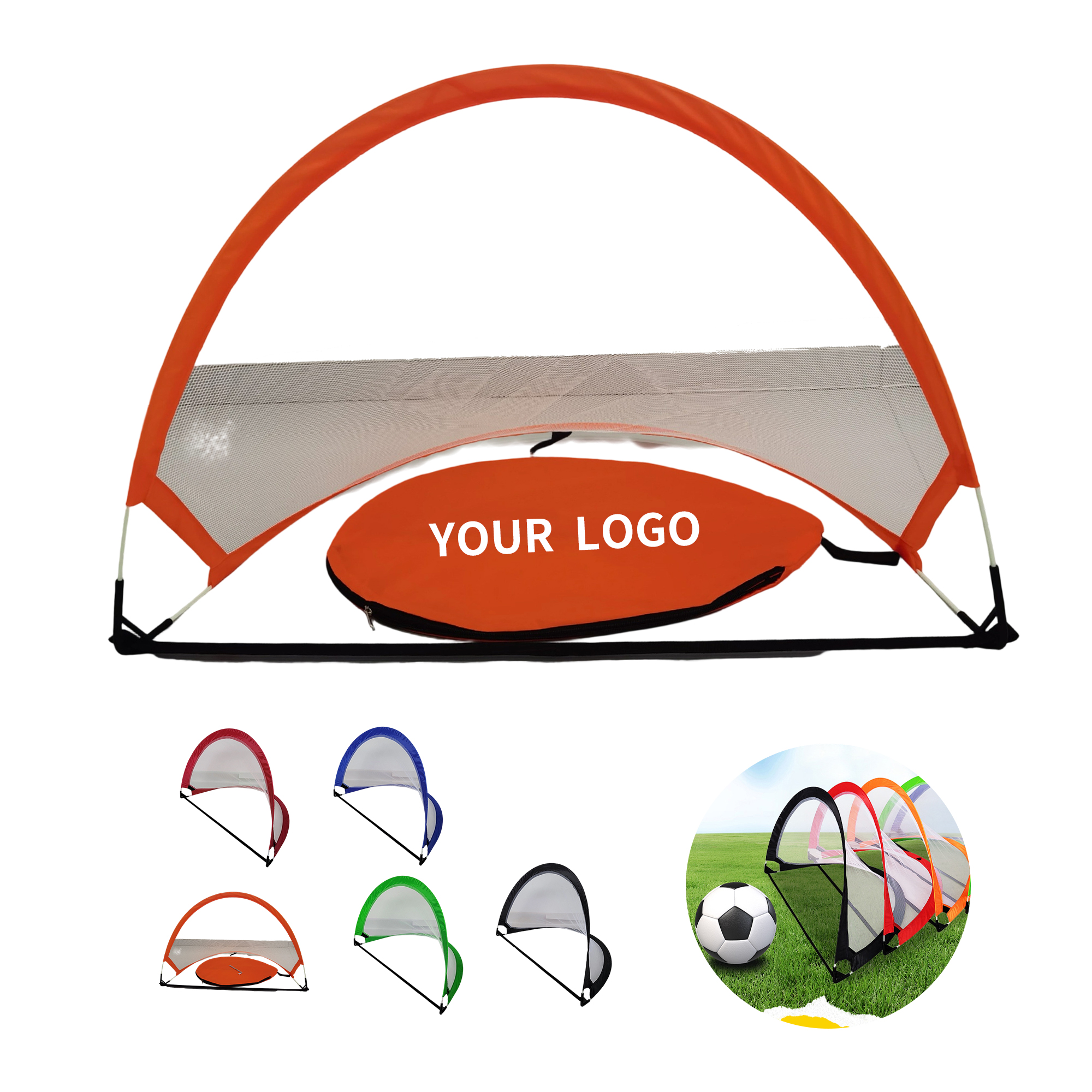 Nylon Fiberglass Pop Up Soccer Goal Net 47" 3