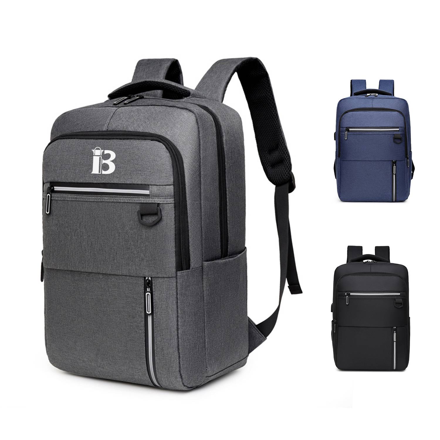 Oxford College Backpack With USB Charging Port 3