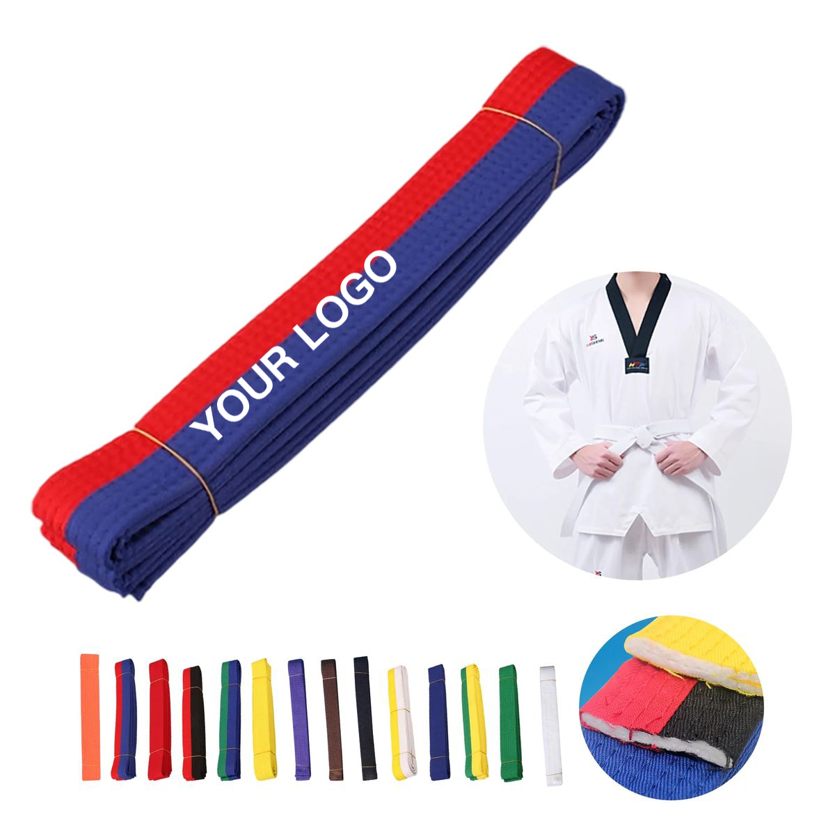 Color Coded Taekwondo Belt 16
