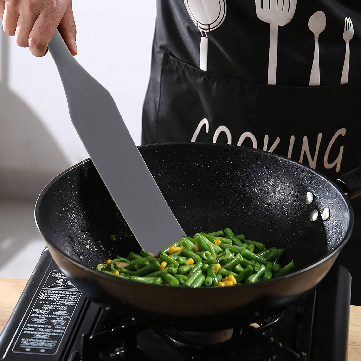 8PCS Heat Resistant Silicone Kitchen Cooking Utensils Set 7