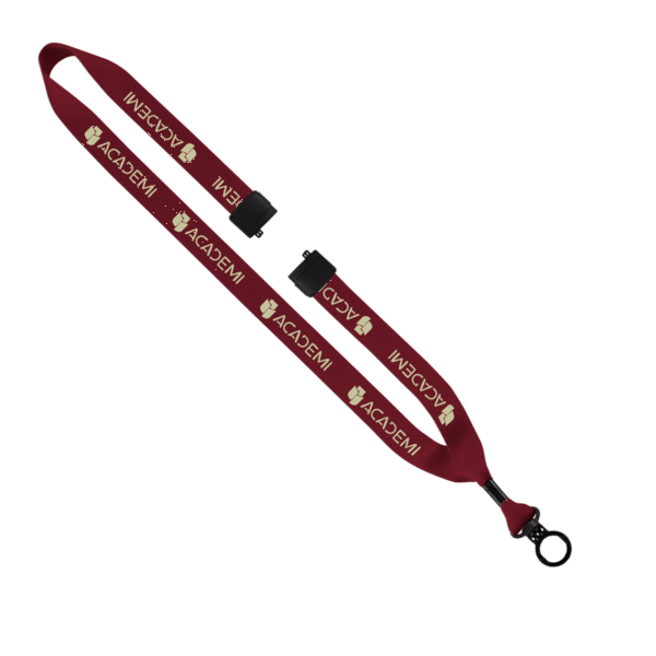 3/4" Polyester Lanyard with O-Ring 122