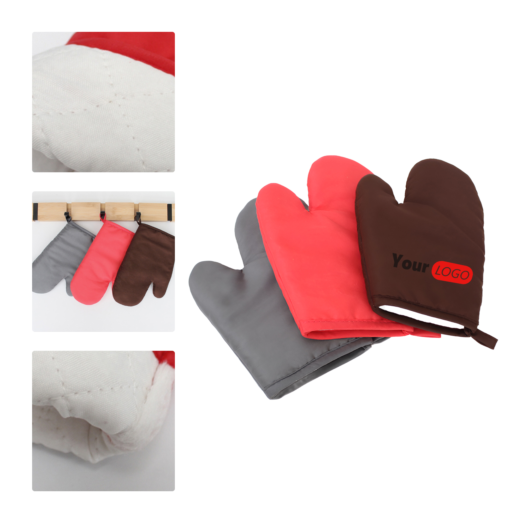 MOQ50 Personalized Heat Resistant Gloves For Cooking 2