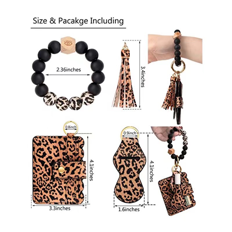 Wristlet Keychain Bracelet Wallet 2