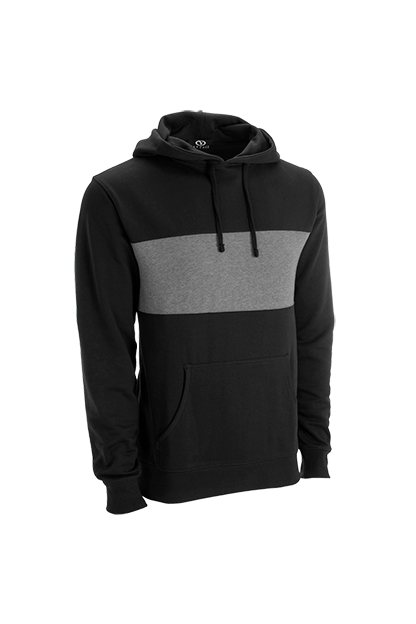 Premium Cotton Blocked Fleece Pullover Hoodie, custom hoodie or sweatshirt with logo imprint 40